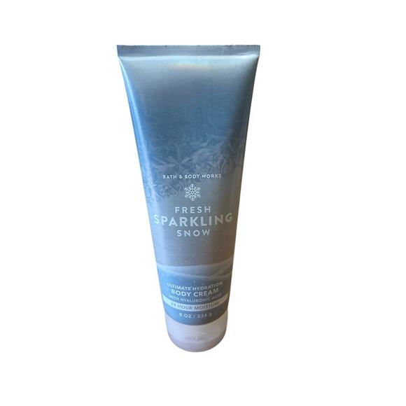 Bath & Body Works Other - Bath & Body Works Fresh Sparkling Snow Ultimate Hydration Body Cream 8 Oz.